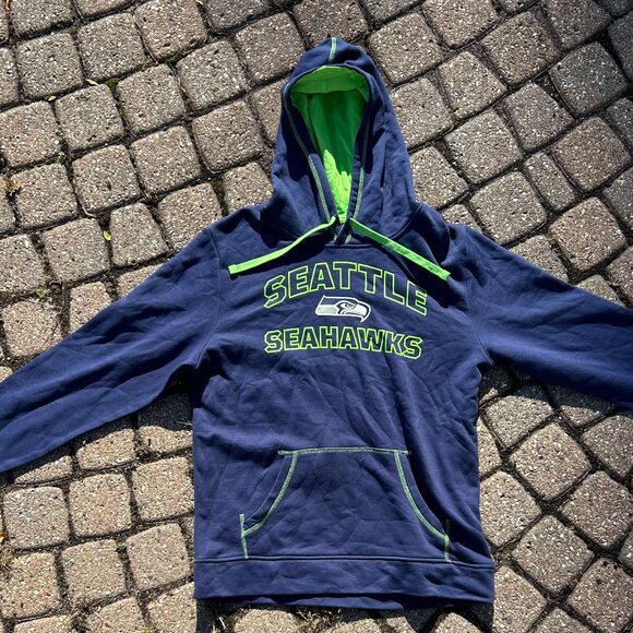 Seattle Seahawks NFL Football Fanatics Hoodie Sz L - Picture 1 of 9